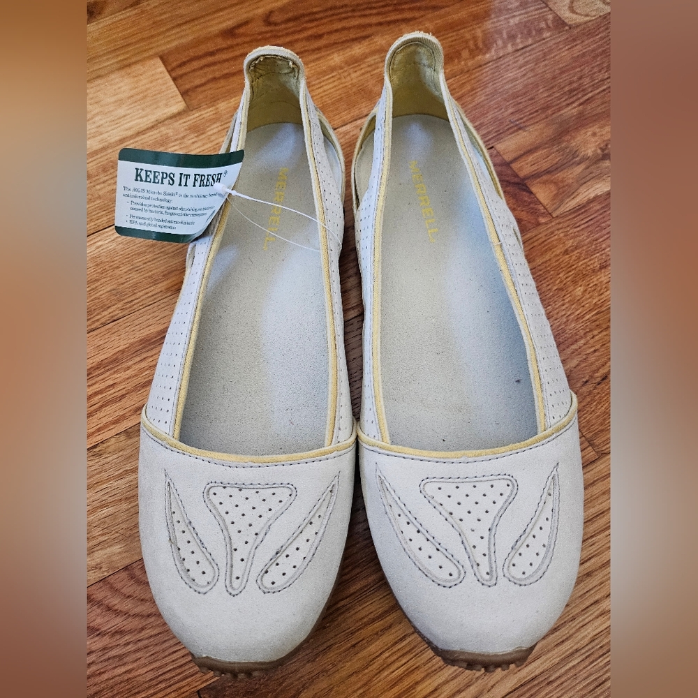 NWT Merrell Oceania Shoes, Size 6, Silver Birch